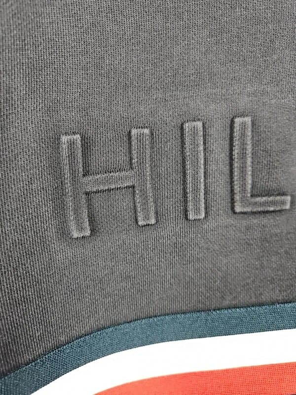 Tommy Hilfiger Tommy Hilfiger Sweatshirt Navy Spellout Stripe Crewneck M