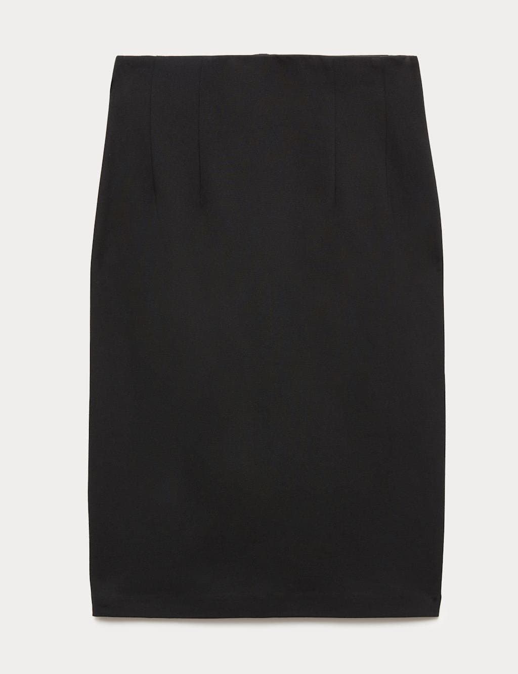Marks & Spencer M&S Black Jersey Knee Length Pencil Skirt