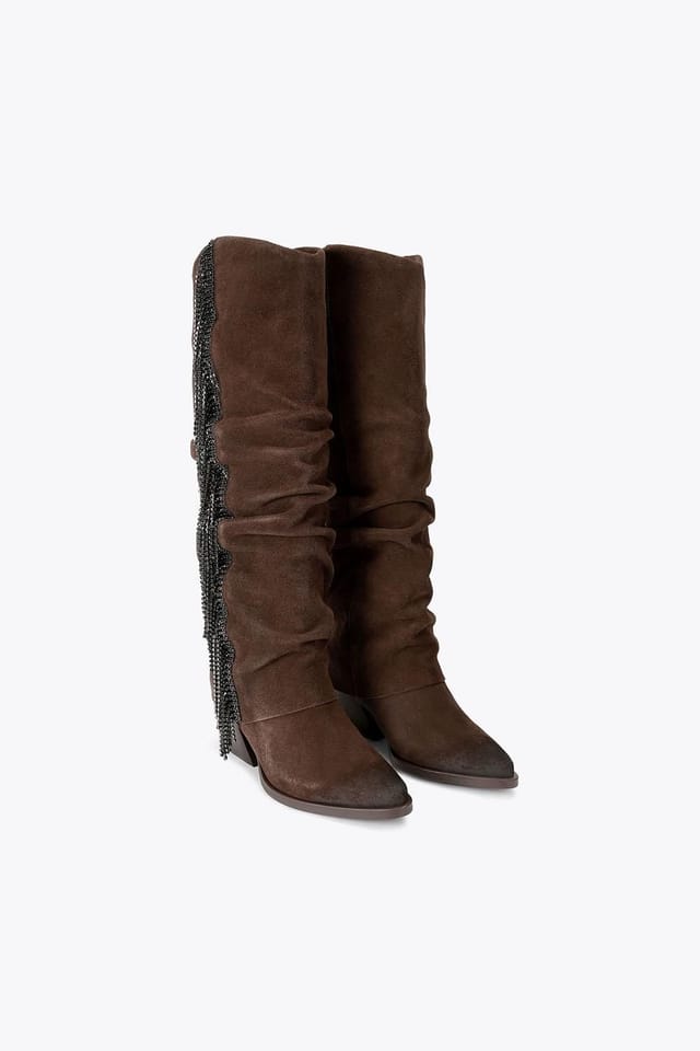 KG Kurt Geiger KG Kurt Geiger Women's 'Tempt' Suede Boots in Brown - 2