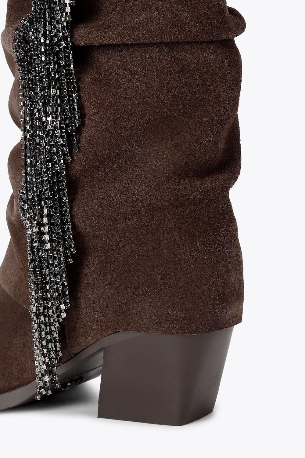 KG Kurt Geiger KG Kurt Geiger Women's 'Tempt' Suede Boots in Brown - 4