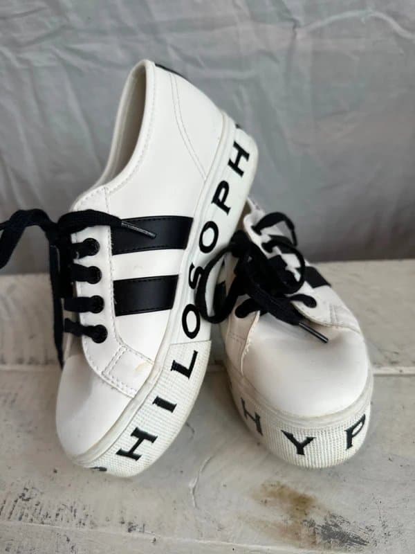 Superga White fashion trainer  pumps