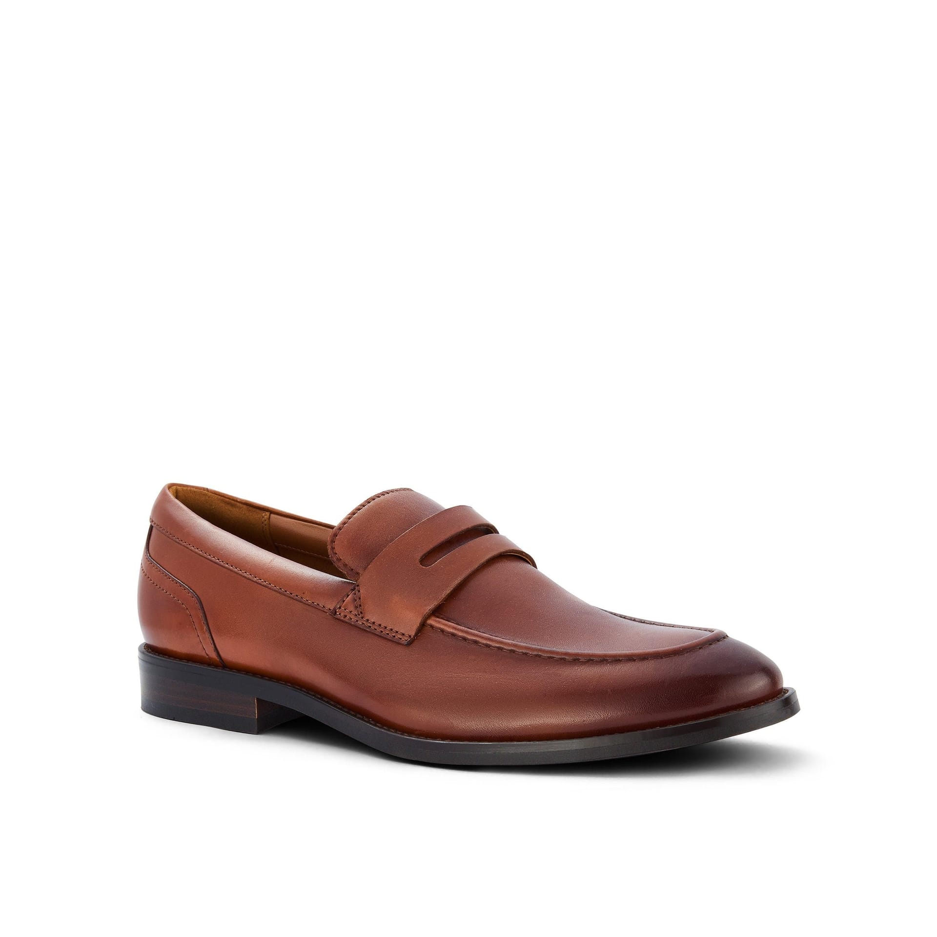 Clarks Clarks Men's Banstead Lo Tan Leather Loafers, Slip Ons in Brown - 4