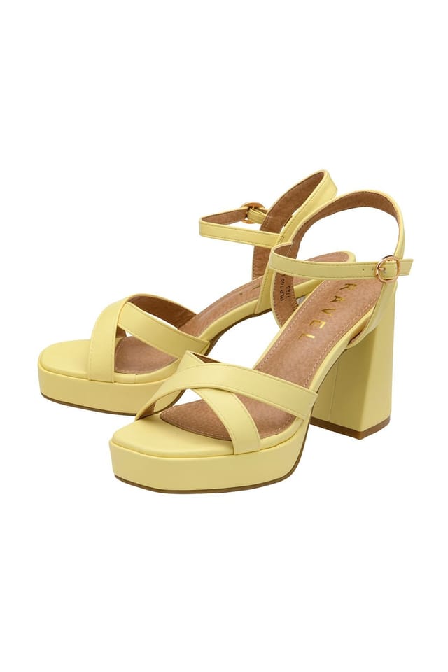 Ravel Ravel Women's 'Farran' Open-Toe Sandals in Yellow - 2
