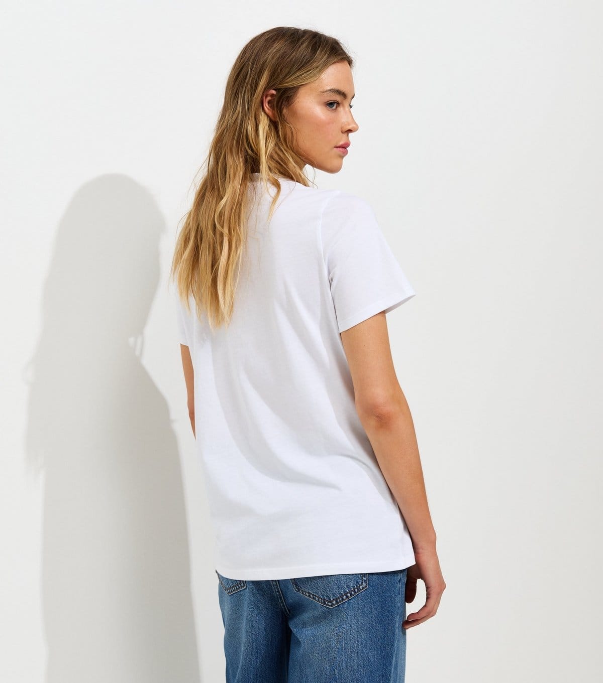 New Look Women's Brown Cotton Pack of Three Relaxed Fit T-Shirts New Look - 4