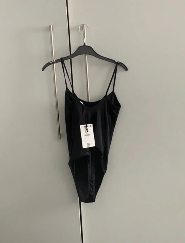 Bershka Black Bershka Bodysuit