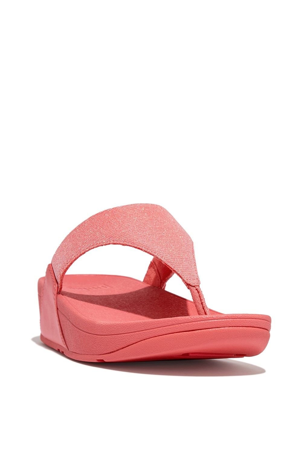 FitFlop FitFlop Women's Lulu Shimmerlux Toe Post Sandals in Rose - 2