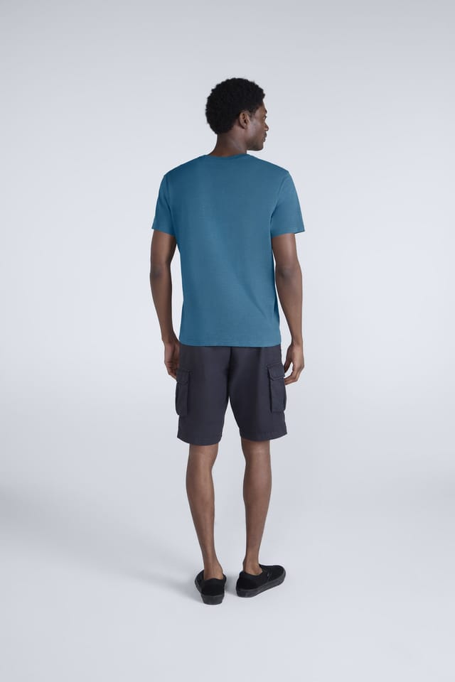 Animal Animal Men's 'Jacob' Short Sleeve Relaxed Fit Lightweight Casual Cotton T-Shirt in Teal - 3