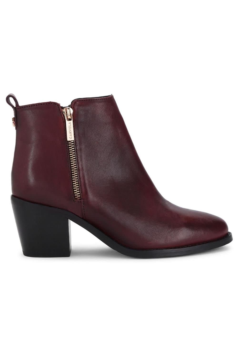 Carvela Carvela Women's 'Secilly' Leather Boots in Wine