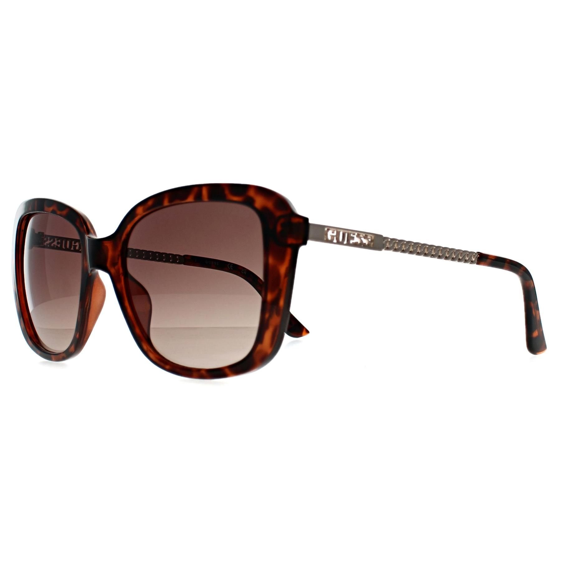Guess Guess Women's Butterfly Dark Havana Brown Gradient GF6138 - 2