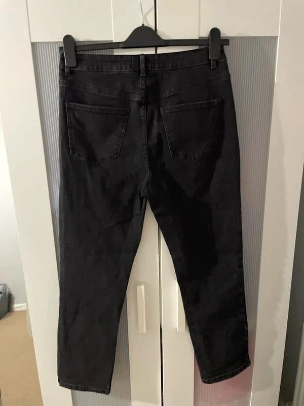 Primark Black Straight Leg Jeans Size 12