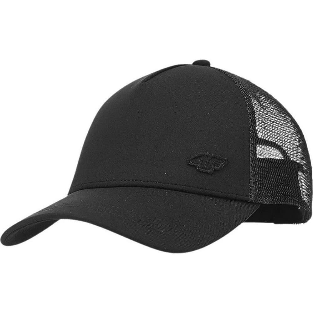 4F 4F Men's U401 Trucker Cap in Black