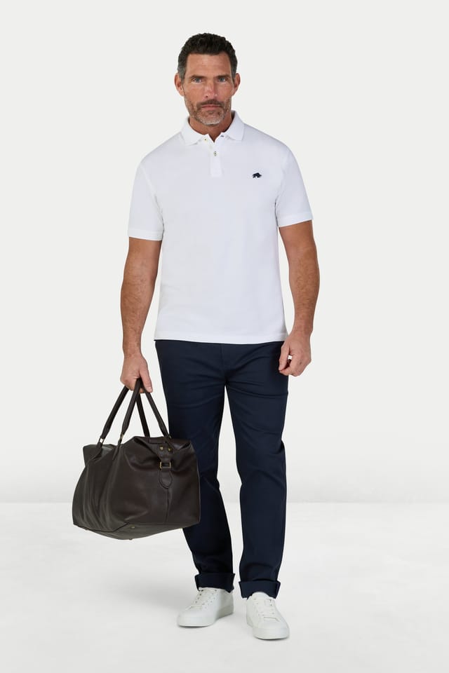 raging bull Raging Bull Men's Classic Polo in White - 2