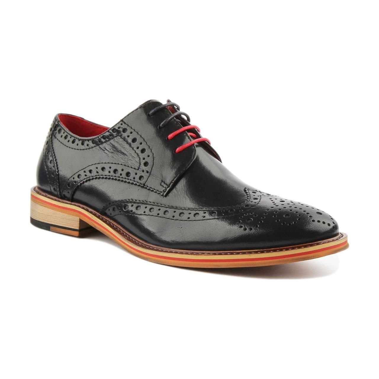 JUSTINREESS ENGLAND JUSTINREESS ENGLAND Men's 'Dover' Leather Shoes in Navy