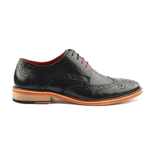 JUSTINREESS ENGLAND JUSTINREESS ENGLAND Men's 'Dover' Leather Shoes in Navy - 2