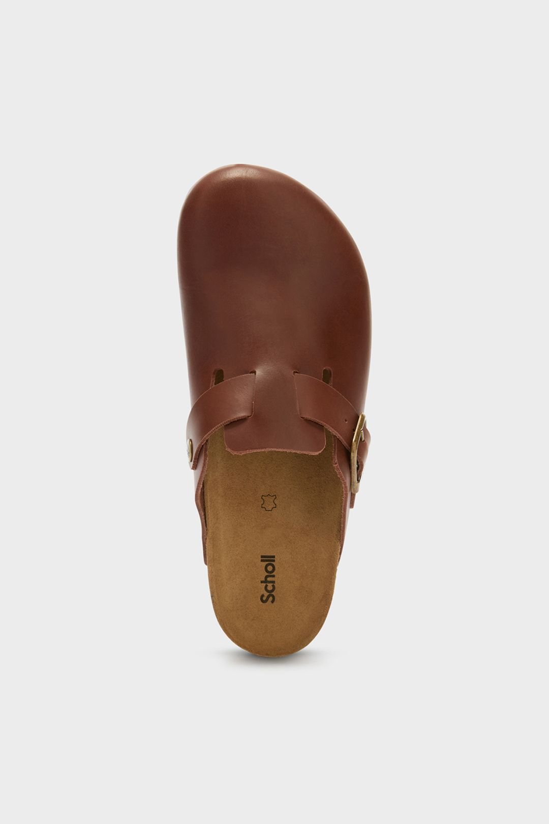 Scholl Scholl Men's Oliver Leather Clog Brown - 3