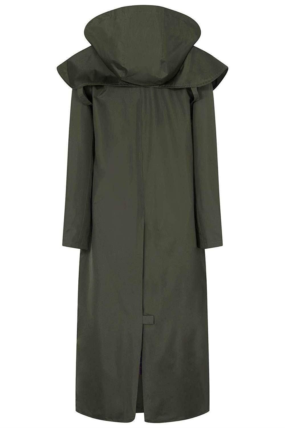 Lighthouse Clothing Lighthouse Clothing Women's Outback Full Length Waterproof Raincoat in Khaki - 3