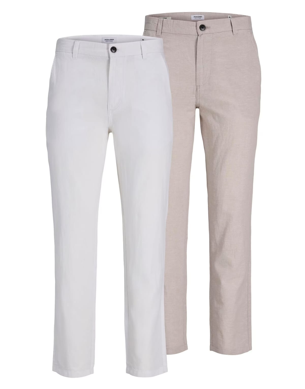 ASOS Jack & Jones Chino trousers in bright white - 1