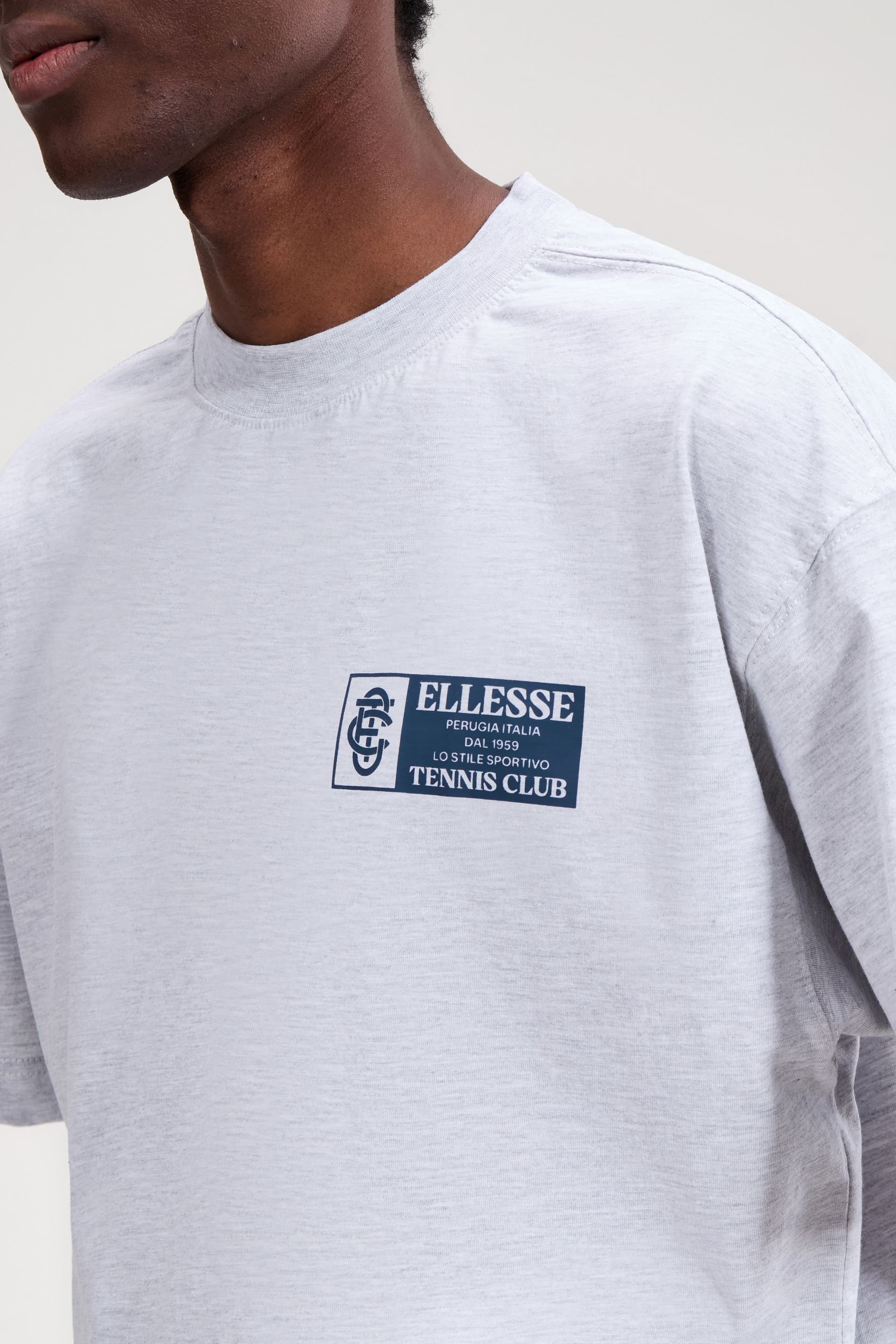 Ellesse Ellesse Men's ALUNNI Tee in Light Grey