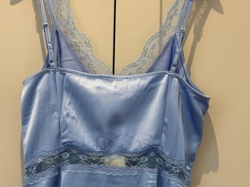 Never Fully Dressed BNWT - Never Fully Dressed - Blue satin/lace dress - Size 12