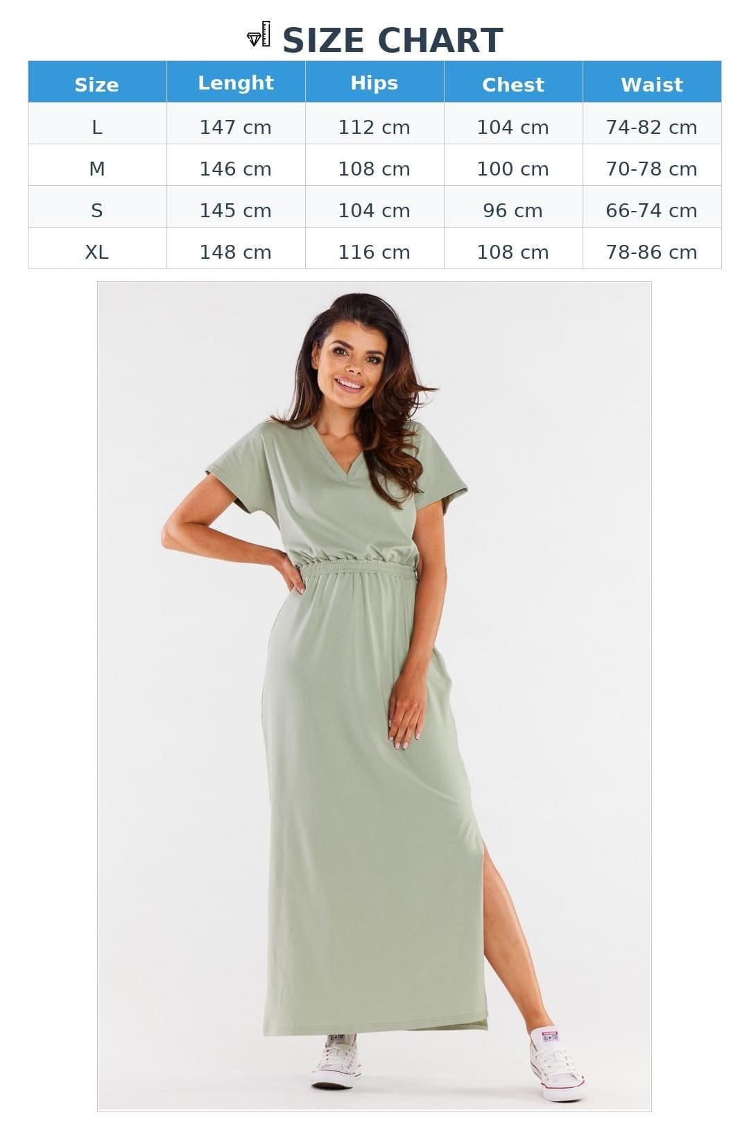Love Lace Love Lace Women's Infinite Maxi Dress Short Sleeves Heart Neck in Green - 4