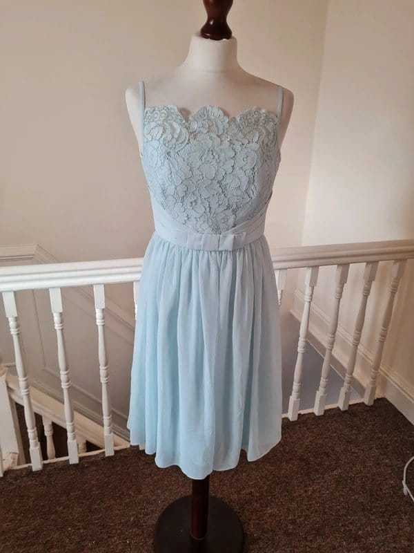 Ted Baker Ted baker 8 mint green pastel spring mimee dress tulle bow lace ballet prom wedding - 1