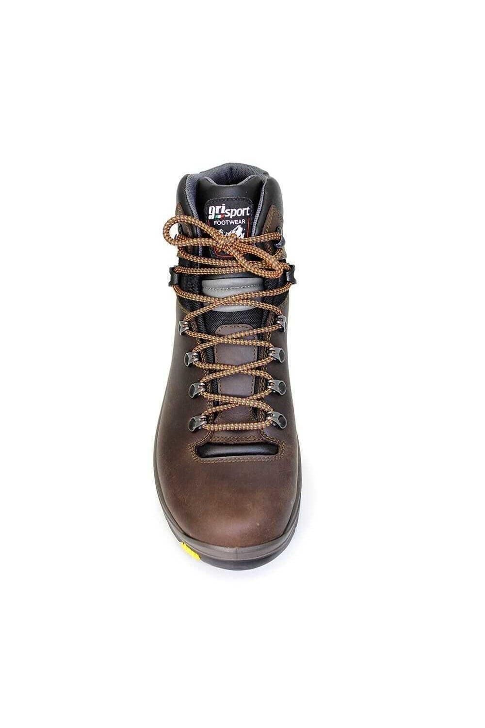 GriSport Grisport Men's Saracen Waxy Leather Walking Boots in Brown - 2
