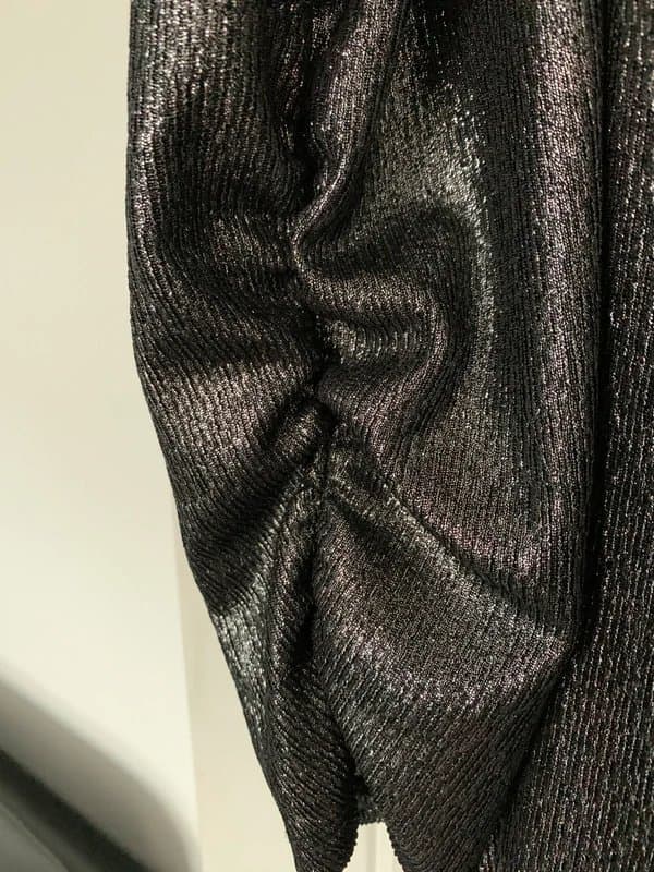 New Look Newlook Dress charcoal sheen sparkle 18/20