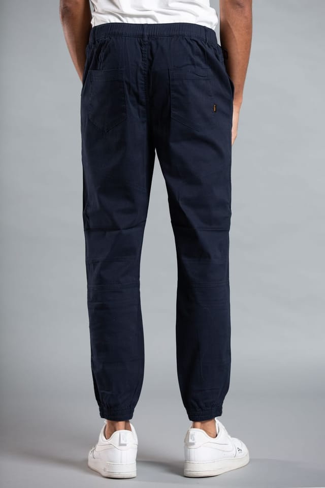 Tokyo Laundry Tokyo Laundry Men's Cuffed Cargo Trouser with Belt in Navy - 2