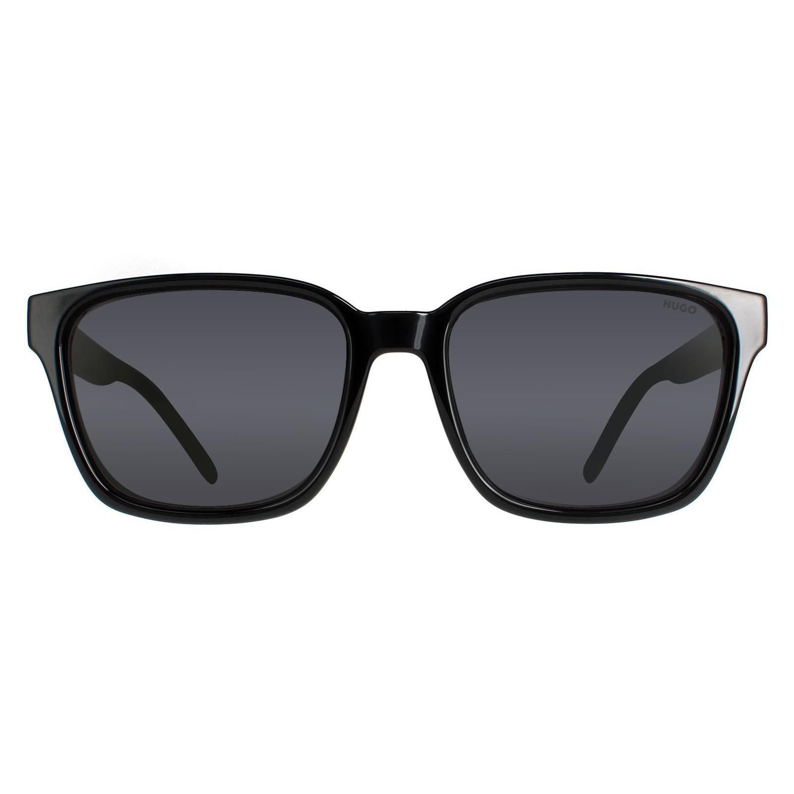 HUGO HUGO Men's Rectangle Black Grey Blue HG 1162/S - 1