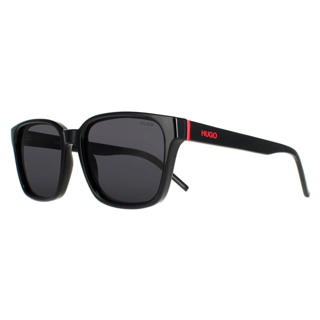 HUGO HUGO Men's Rectangle Black Grey Blue HG 1162/S - 2