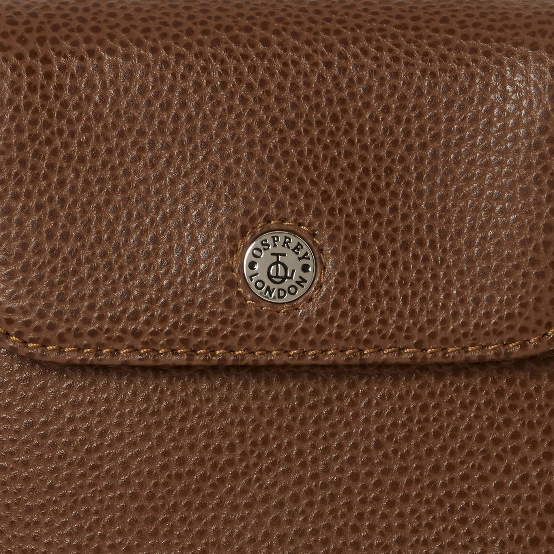 OSPREY LONDON OSPREY LONDON Women's The Madison Leather Phone Bag in Tan - 4