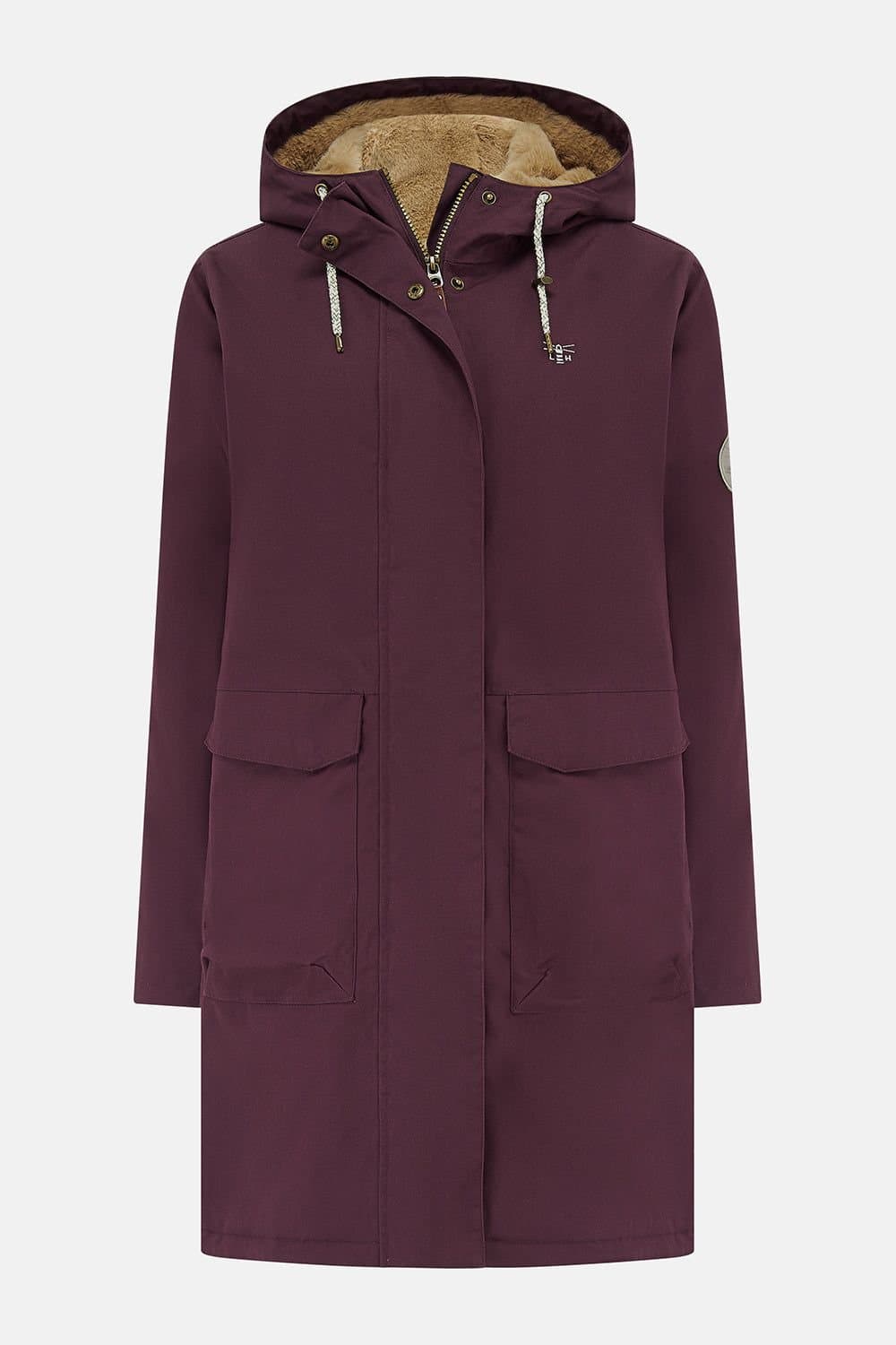 Lighthouse Clothing Lighthouse Clothing Fallon Women's Coat in Dark Red