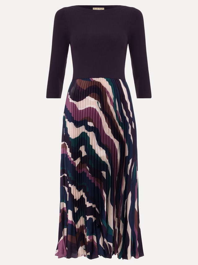 Phase Eight Phase Eight Women's Riley Woven Dress in Aubergine - 2
