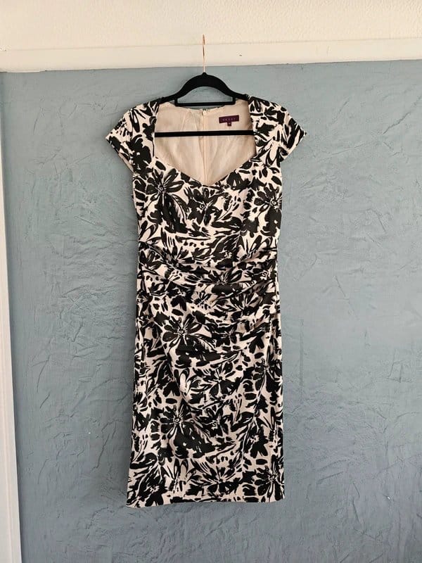 Debut Debut occasion ruched cap sleeves dress - 1