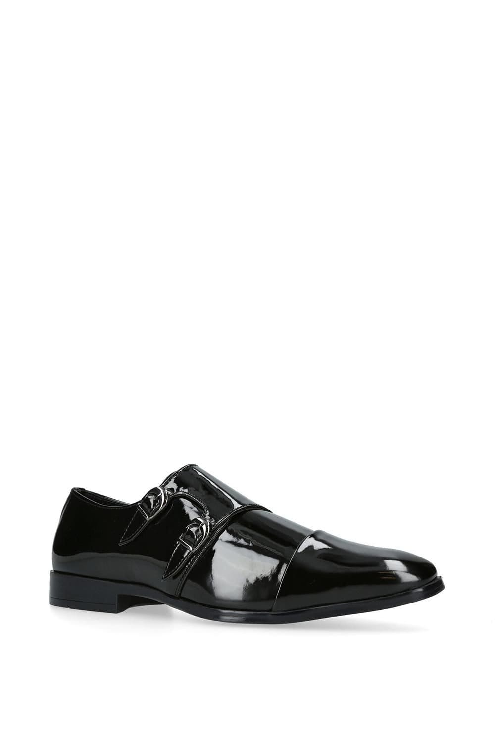 KG Kurt Geiger KG Kurt Geiger Men's 'Cruz Patent Monk' Shoes in Black - 4