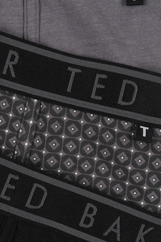 Ted Baker Ted Baker Men's 3 Pack Soft Breathable Cotton Boxer Brief Underwear in Light Grey - 3