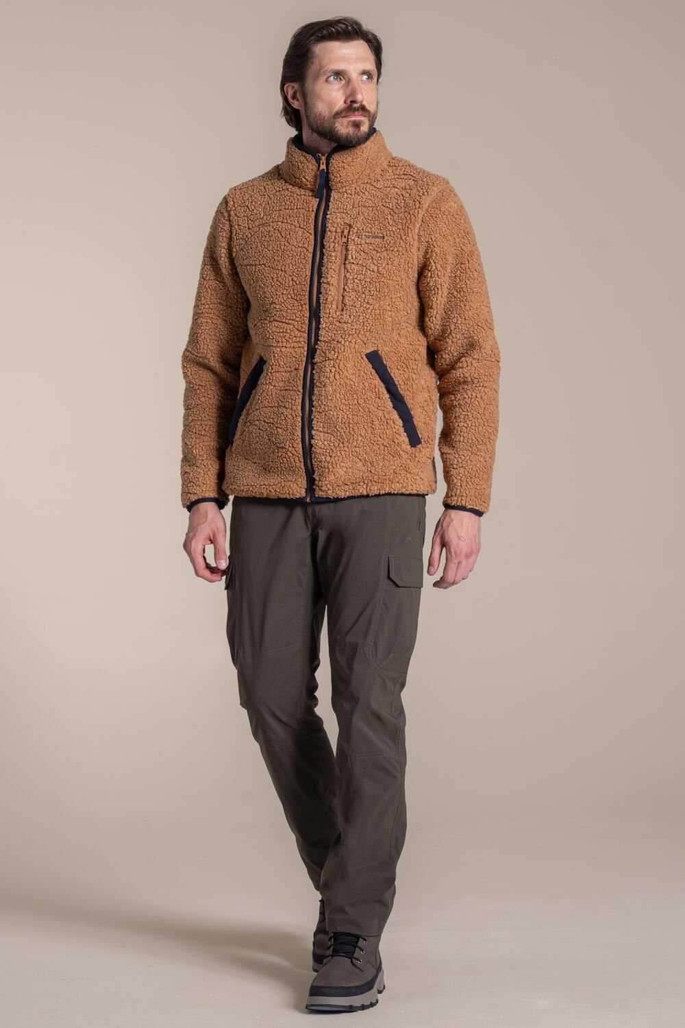 Craghoppers Craghoppers Men's Lathkill Borg Full-Zip Insulating Active Fleece Jacket in Dark Grey - 4