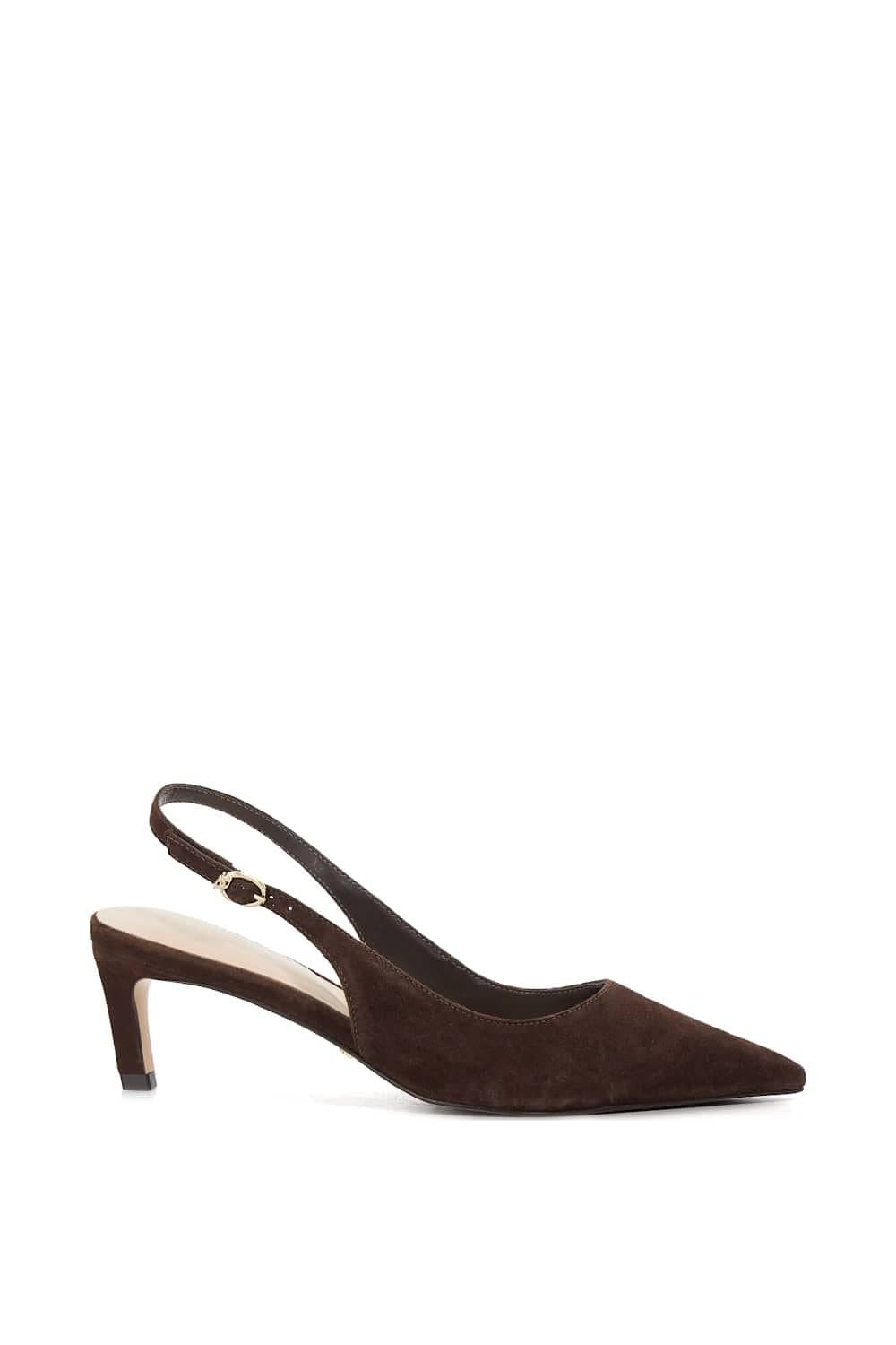 Dune London Dune London Women's 'Celinna' Suede Strappy Heels in Brown