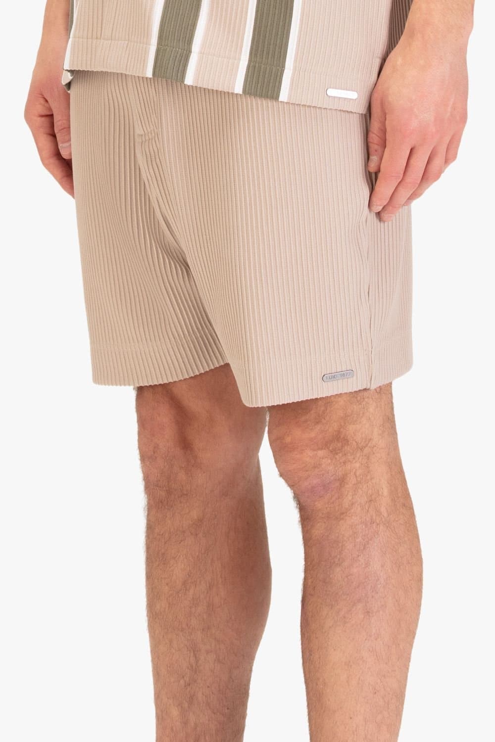 Luke 1977 Luke 1977 Men's Helston Shorts in Ecru