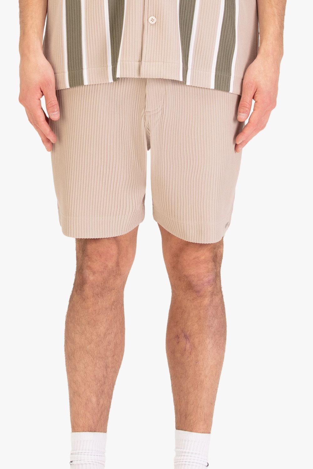 Luke 1977 Luke 1977 Men's Helston Shorts in Ecru - 3