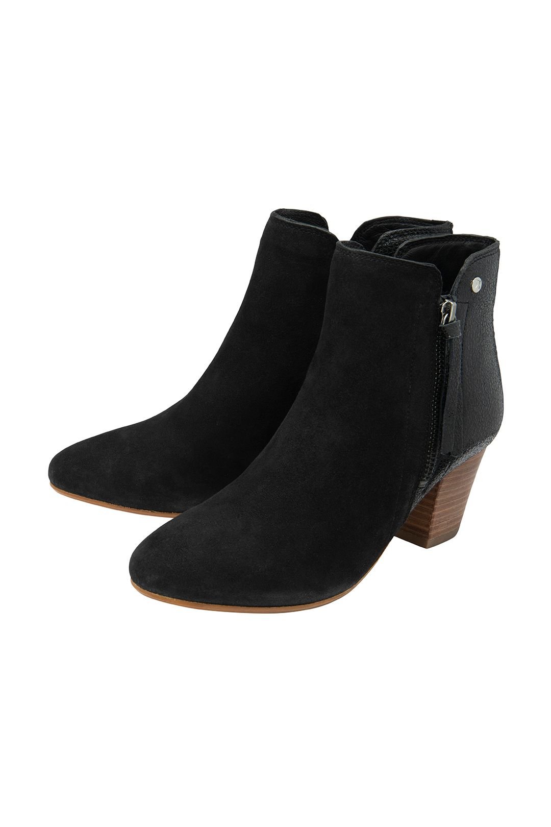 Ravel Ravel Women's 'Tay' Suede Heeled Ankle Boots in Black - 2