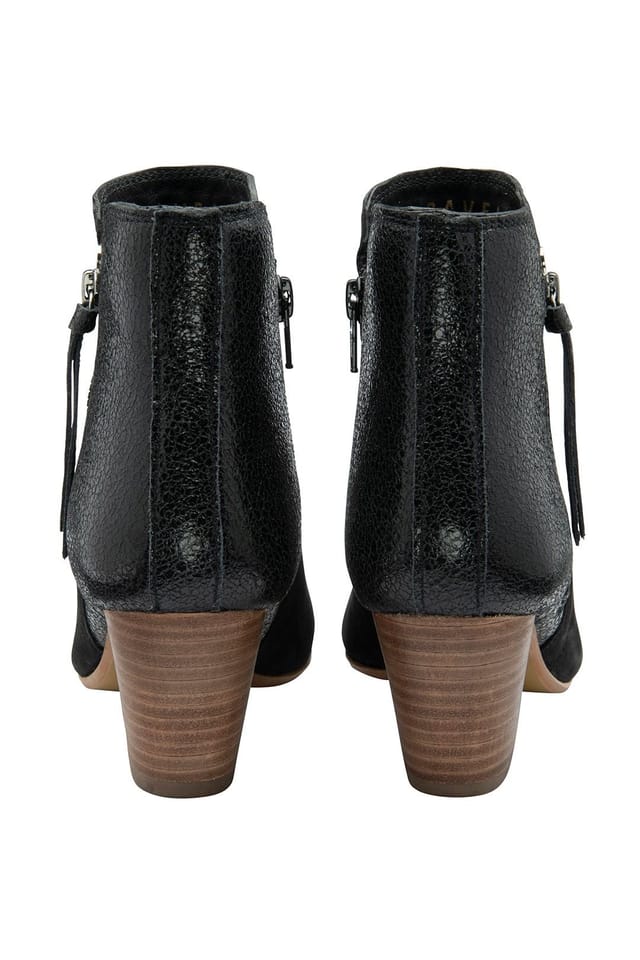 Ravel Ravel Women's 'Tay' Suede Heeled Ankle Boots in Black - 3