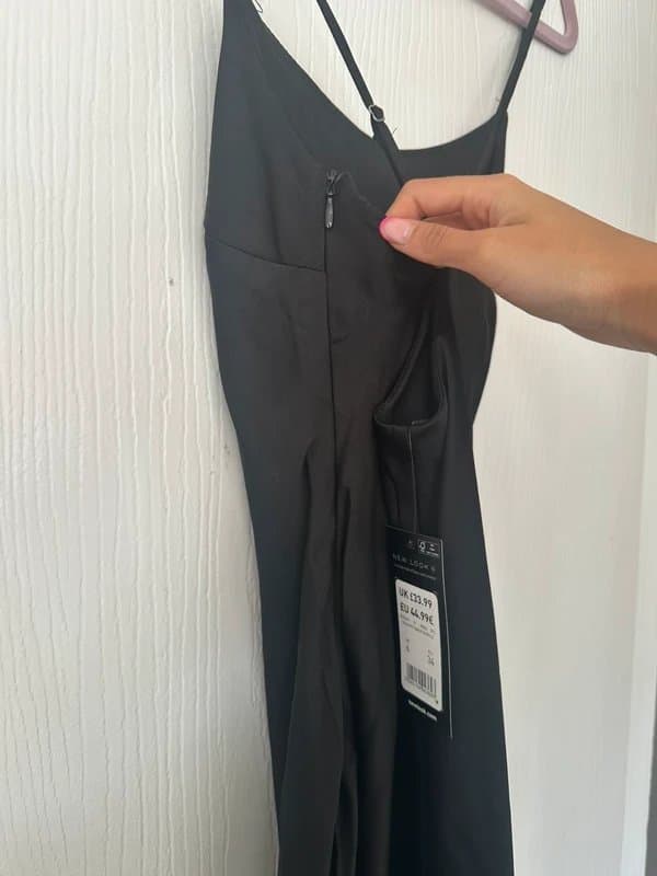 New Look New Look Black satin dress