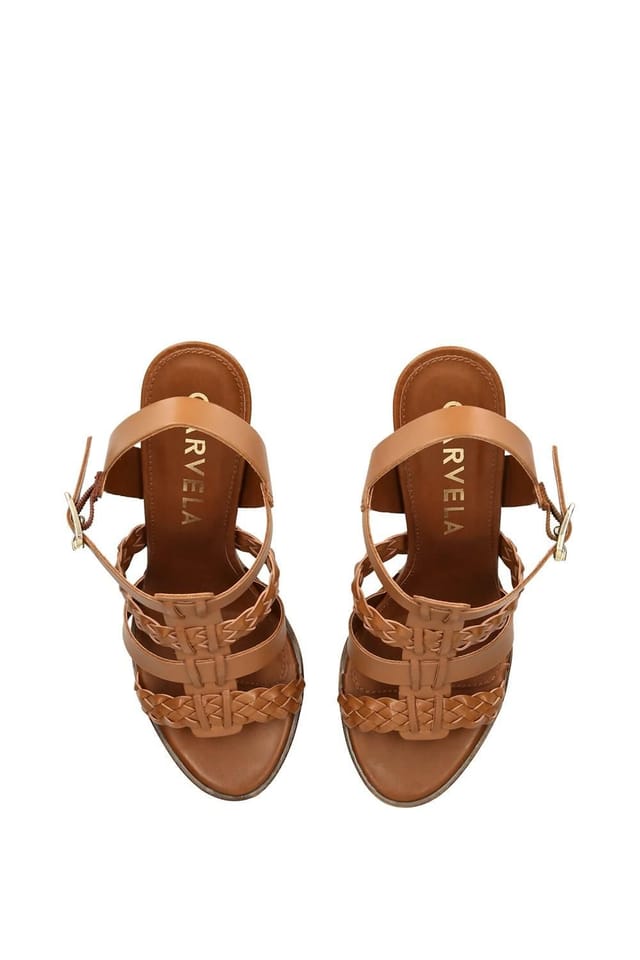 Carvela Carvela Women's 'Krill' Leather Heels in Tan - 2