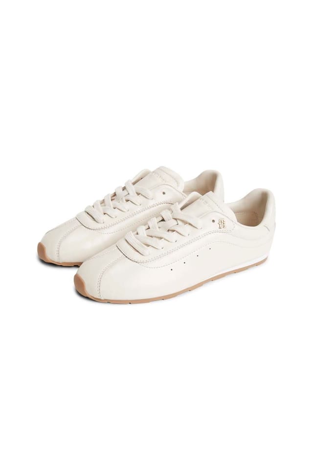 Tommy Hilfiger Tommy Hilfiger Women's Bella Sneaker Leather Cream - 2