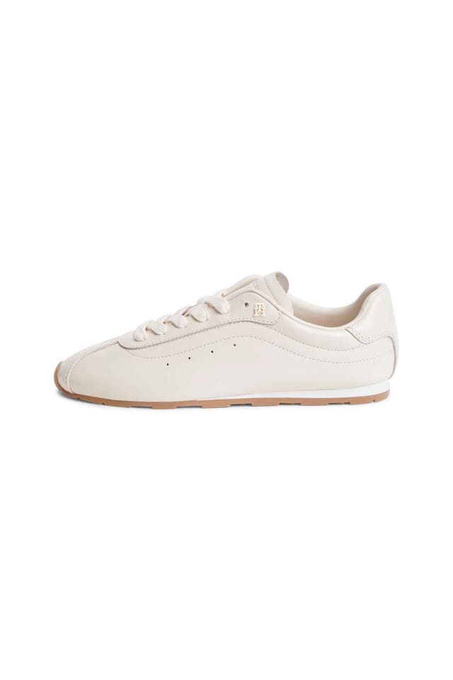 Tommy Hilfiger Tommy Hilfiger Women's Bella Sneaker Leather Cream - 3