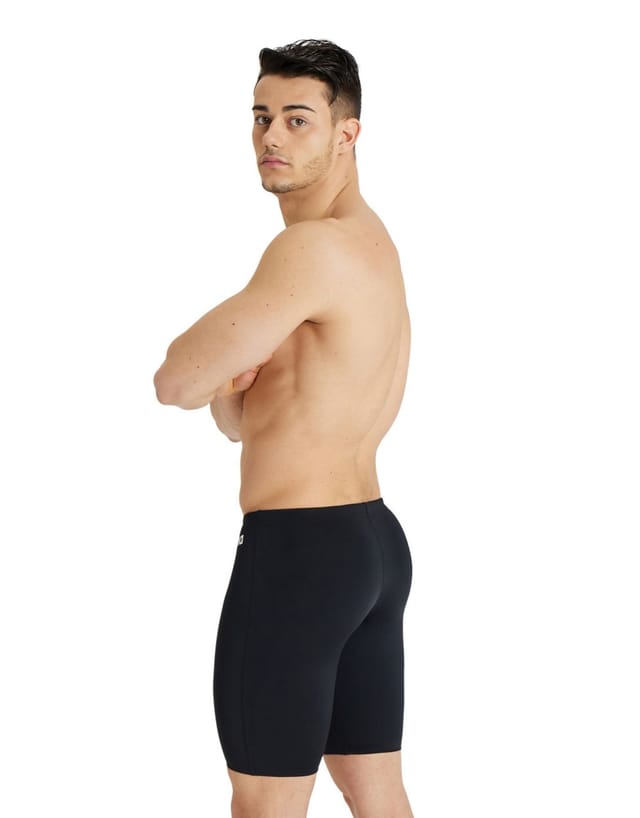 Arena Arena Men's Team Solid Swim Jammer - Black-White in Black - 2