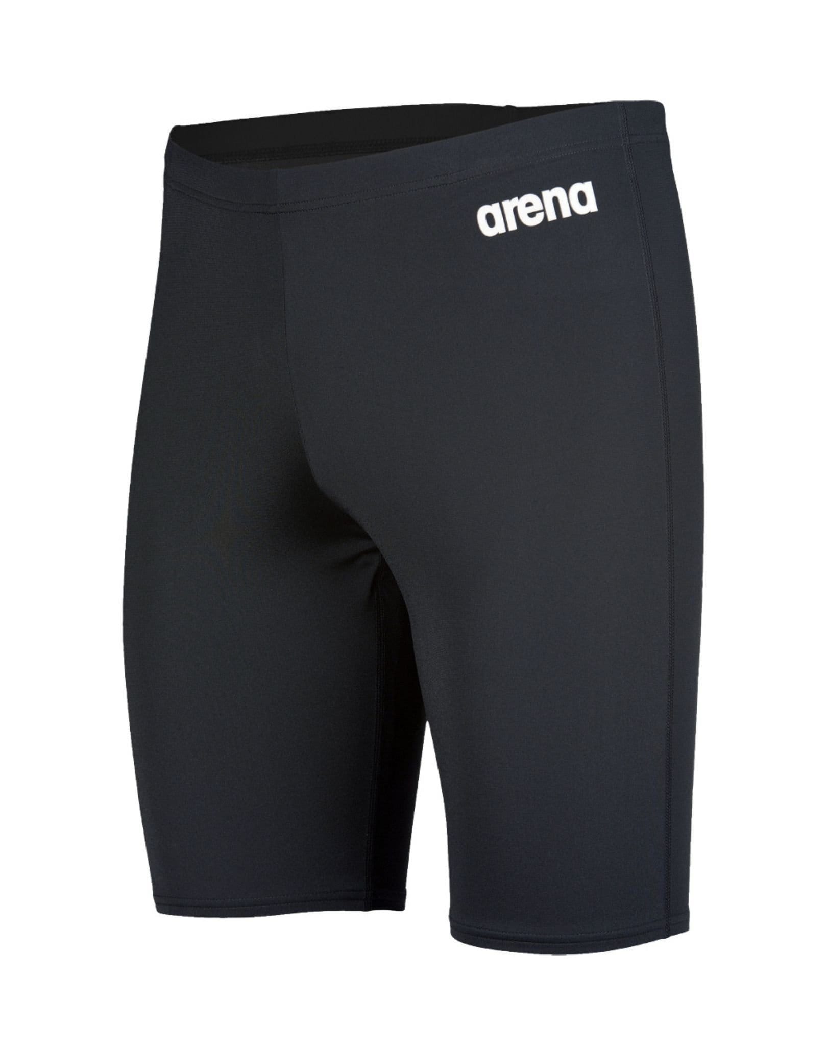 Arena Arena Men's Team Solid Swim Jammer - Black-White in Black - 4