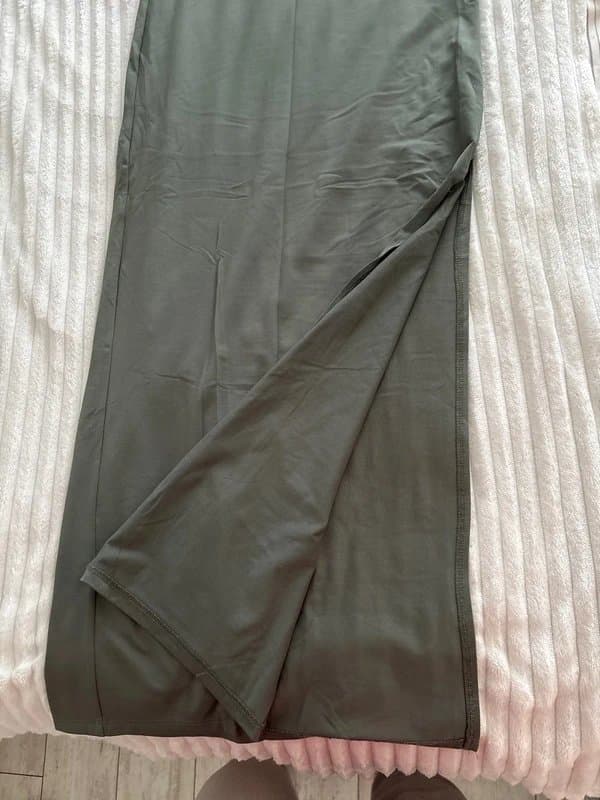 Bershka Maxi silk skirt