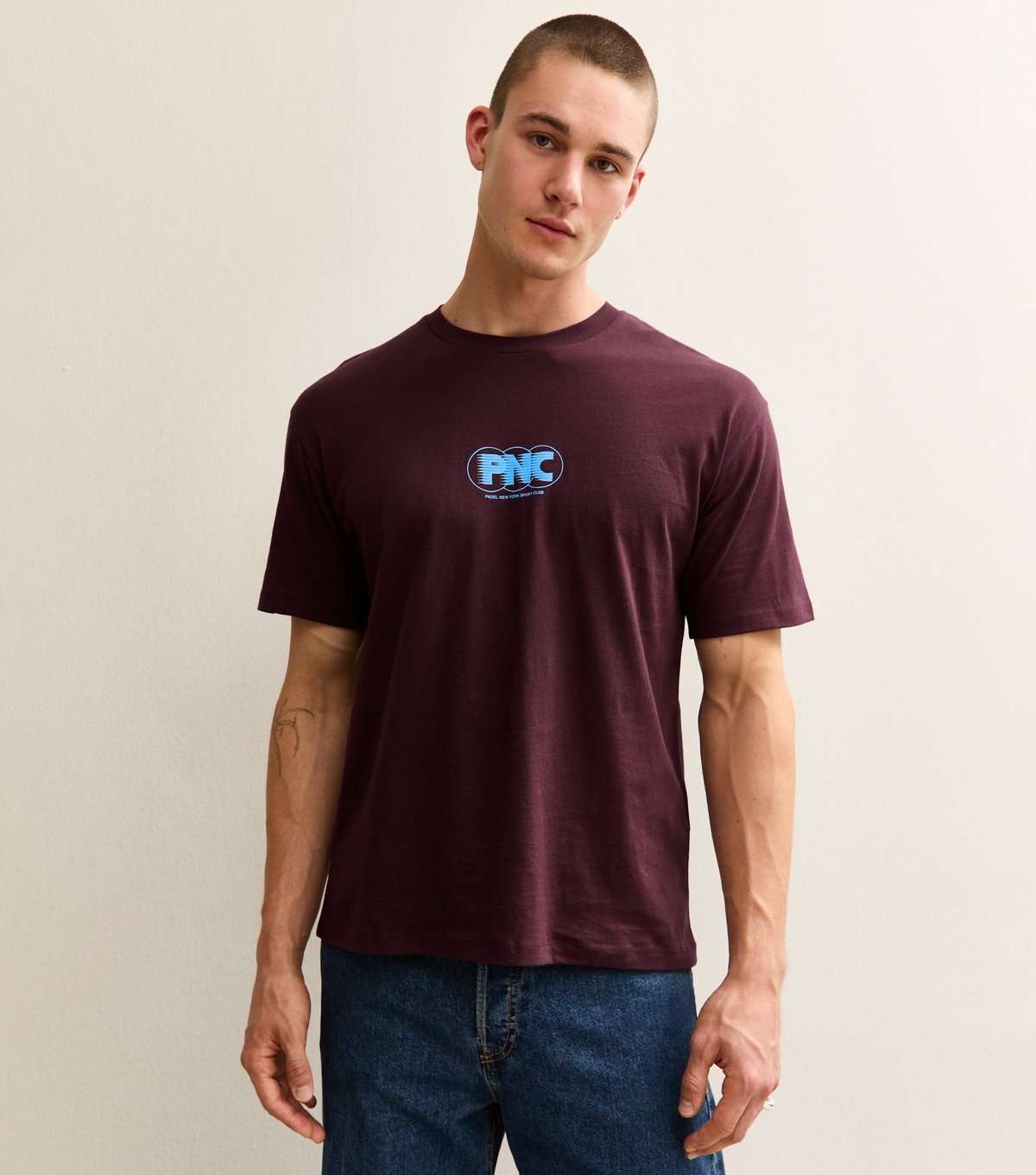 jack & jones Men's Brown PNC Print T-Shirt Jack & Jones New Look - 2